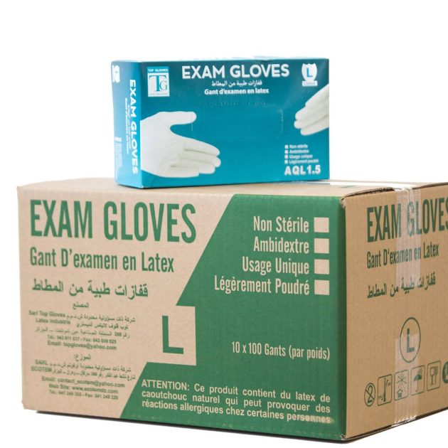 M L S Manque le carton contenant 10 boîte de latex gant