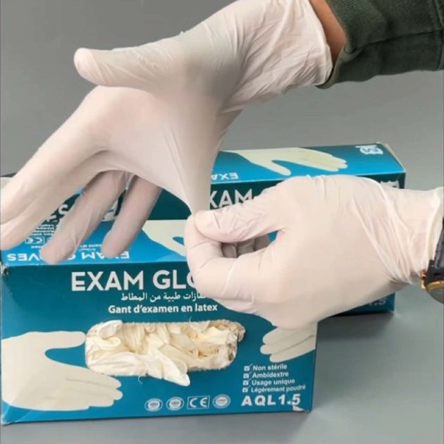 Gant latex M L S